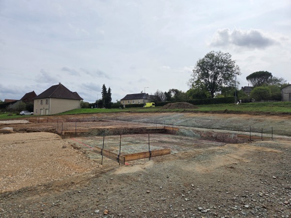 Implantation pour la construction de deux maisons neuve de 50m2 chacune